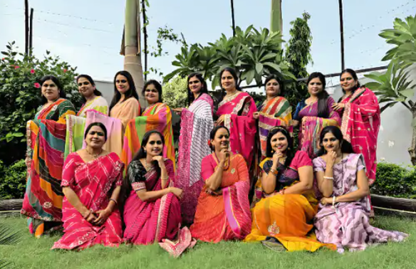 महिला मंडल ने पारंपरिक सिंजारा उत्सव धूमधाम से मनाया