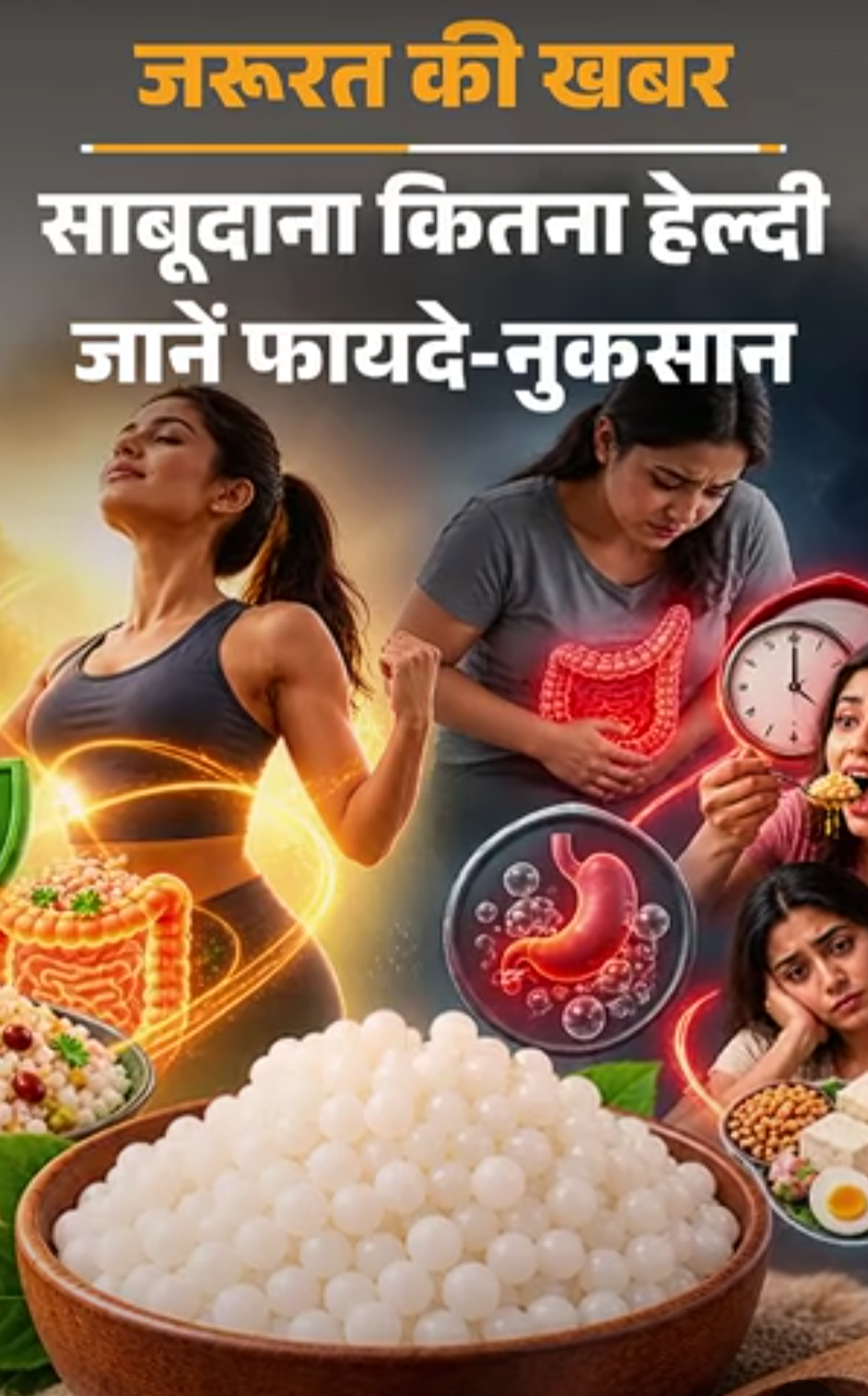 जरूरत की खबर- व्रत का ‘पसंदीदा फलाहार’ साबूदाना कितना हेल्दी:डॉक्टर से जानें न्यूट्रिशन, फायदे-नुकसान और खाने का हेल्दी तरीका
