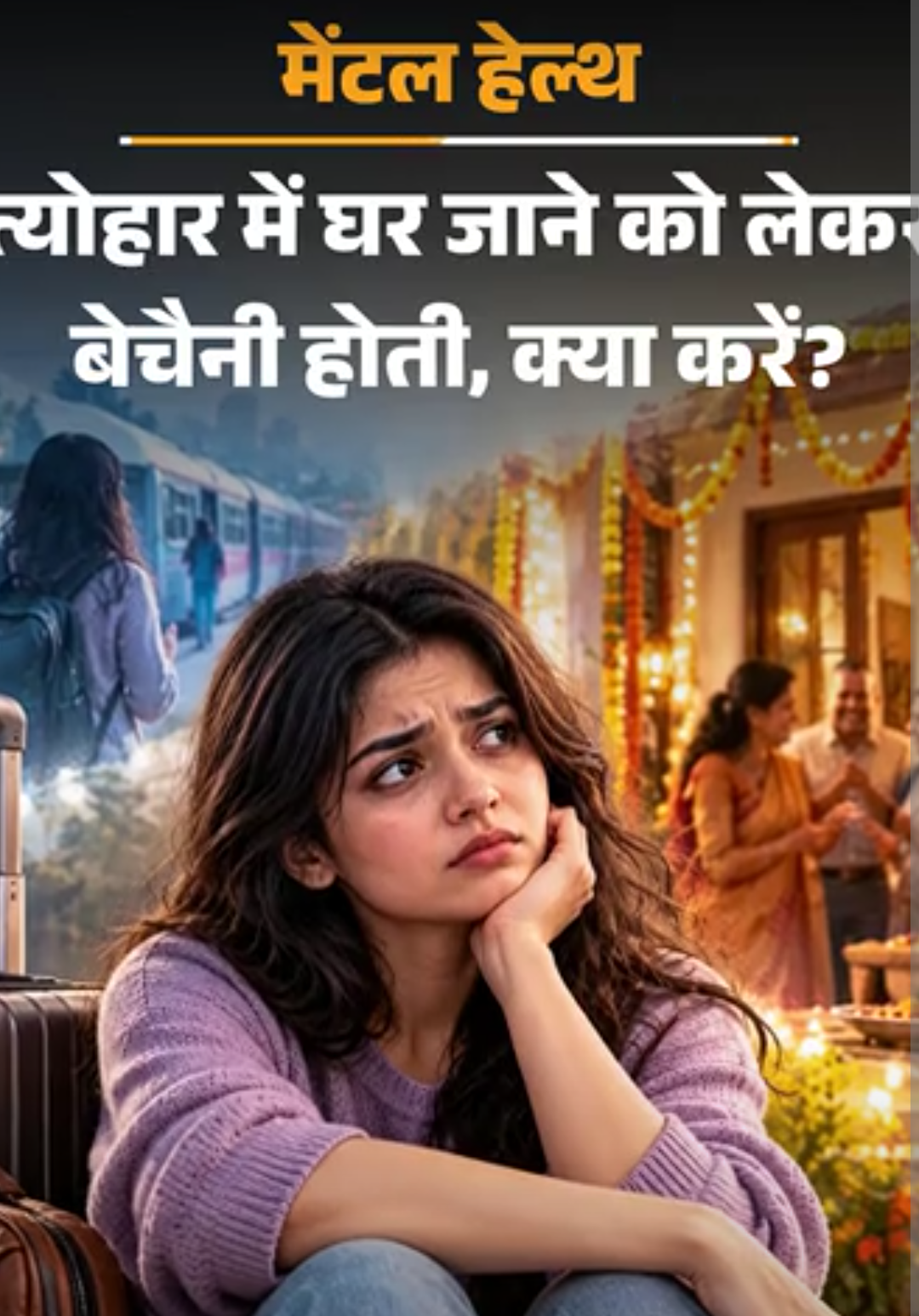 मेंटल हेल्थ– त्योहार आते ही बढ़ता डर और बेचैनी:बचपन का ट्रॉमा ट्रिगर हो जाता है, घर जाने का मन नहीं करता, खुशी कैसे महसूस करूं